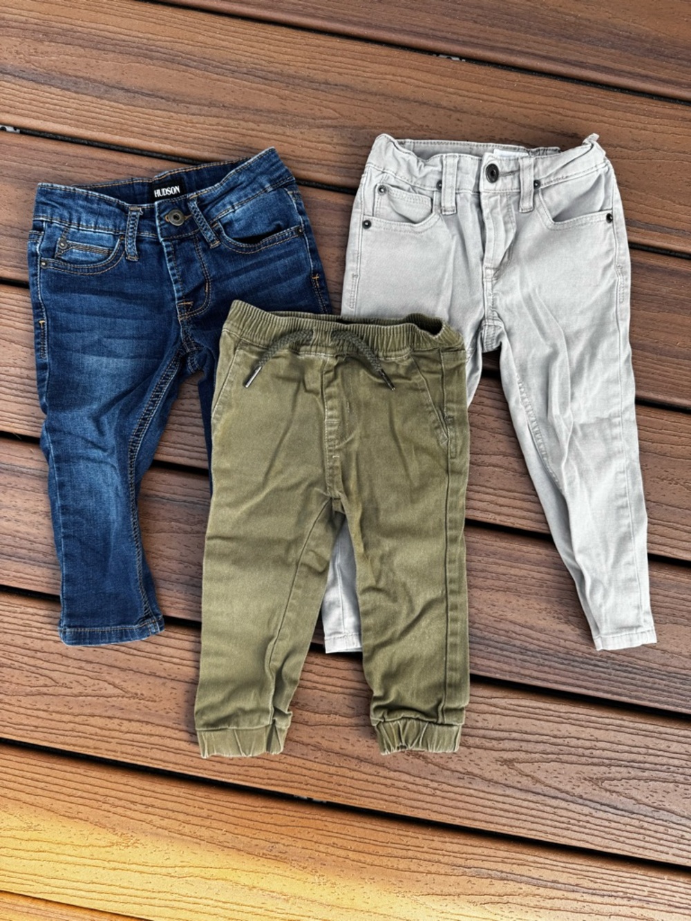 Hudson Baby / Toddler Pants - Olive, Blue Jeans , Khaki